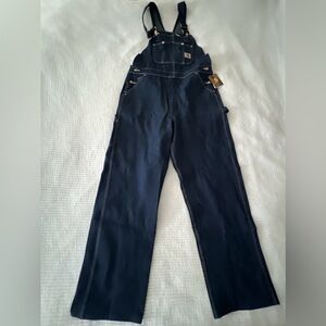 Carhartt VTG Traditional Bib Overalls Size L NWT